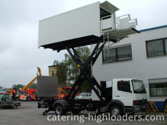 Catering Highloader lifted up